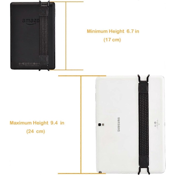 Universal skridsikker håndrem holder til iPad og tablet PC (kun håndrem)