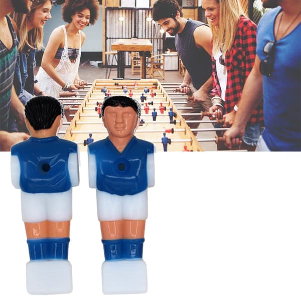 4 st Plast Bordsfotbollsspelare Fotbollsspel Mini Humanoid Docka