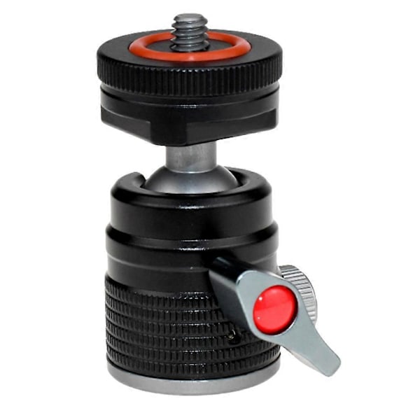 Mini Kulstativ med 3/8-tums skruvfästen för DSLR-kameror