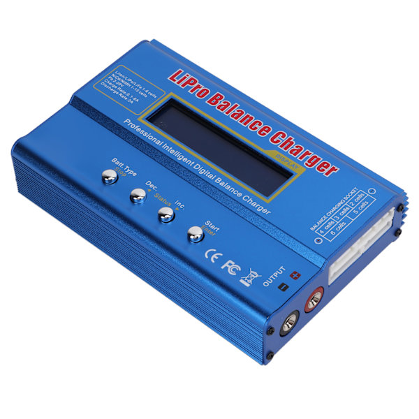 Multifunktionel balanceoplader i aluminiumlegering 80W mini balanceoplader til RC helikopter