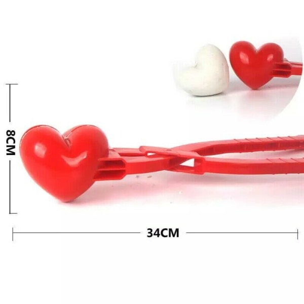 Love Heart Snowball Maker - Skapa perfekta snöbollar med lätthet!