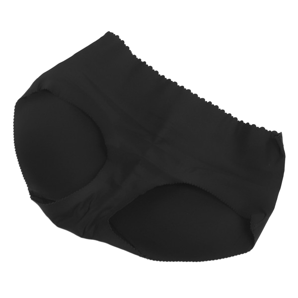 Butt Lifter pikkuhousut, lantiolla pehmustetut saumattomat matalan nousun Push Up Booty kohottavat muotovaatteet kiiltävä musta XL