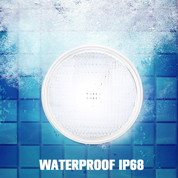 AC12V 360LED Vandtæt Pool Lys Flerfarvet RGB Undervandslampe med Fjernbetjening