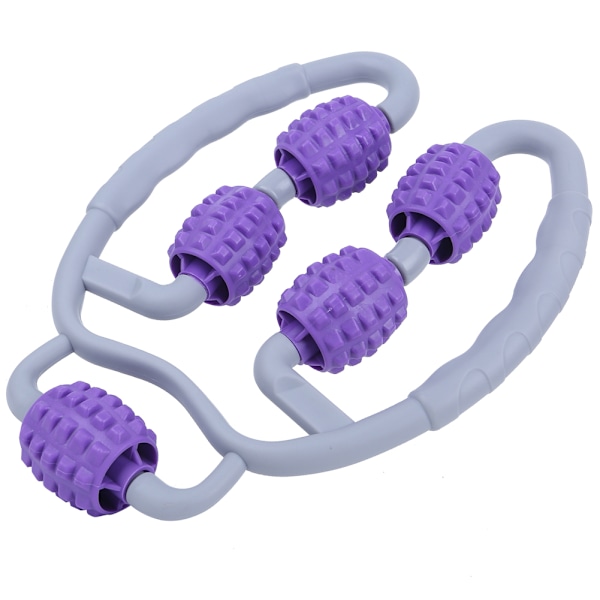 Jalkamassagerengas Fitness Roller -hierontaväline Jooga Vaahtotelorulla Akseli Tummanvioletti