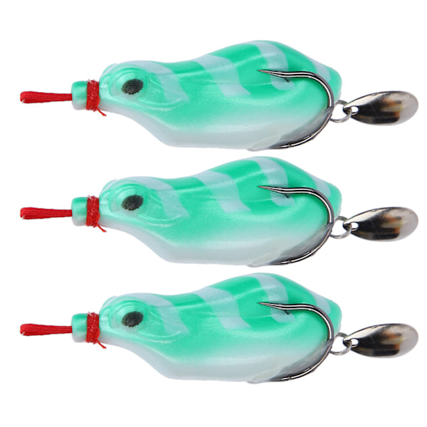 3 stk kunstig simulering myk paljett fiske lokke agn fiske tilbehør 5,5 cm 3 #