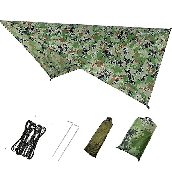 Vandtæt lærredstelt camouflage rejse shelter 230*210cm