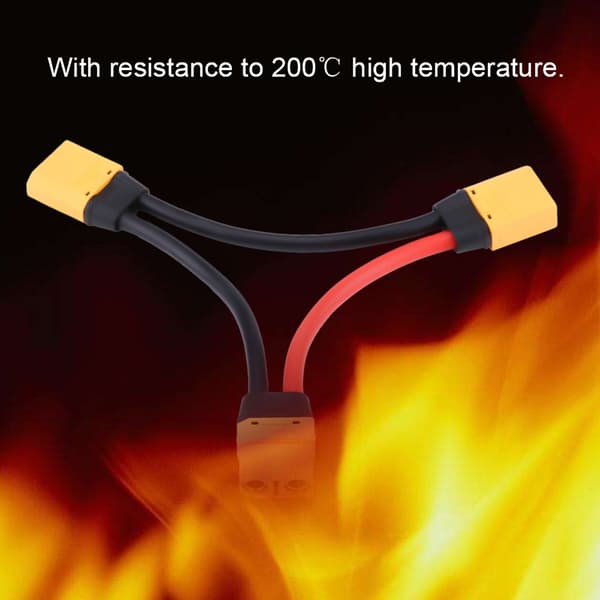 1 stk. Plast XT90 10AWG Koblingsadapter Kabel Ledning RC Tilbehør For ESC Batterier