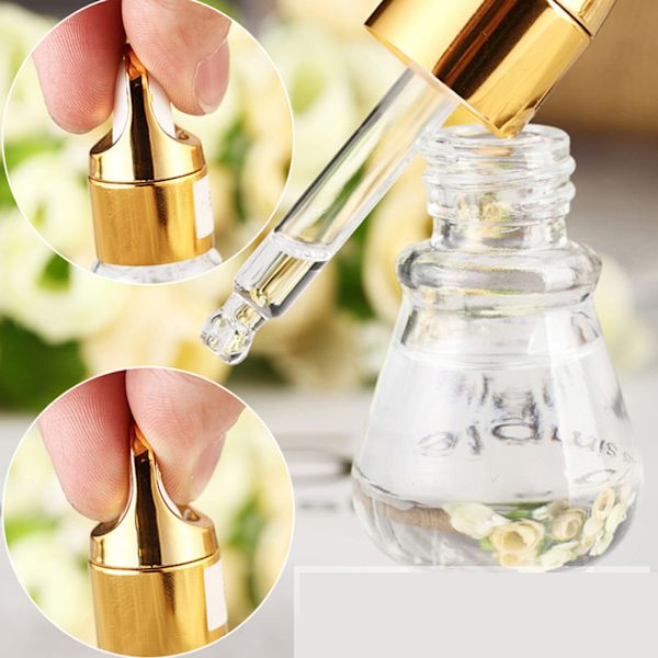 Klar nagellack gel blomma marmor glitter dropptyp långvarig DIY manikyrverktyg