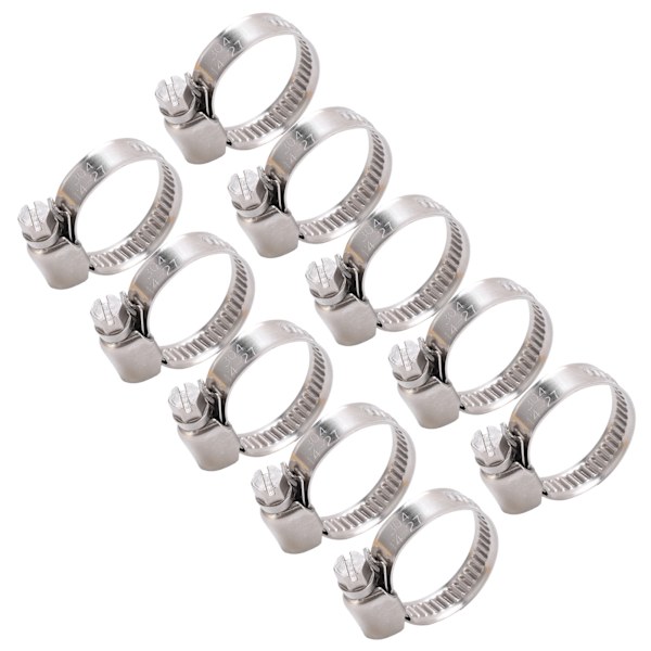 10 kpl letkun kiinnityspannat 304 ruostumatonta terästä saksalainen tyyli reiällä 14-27 mm