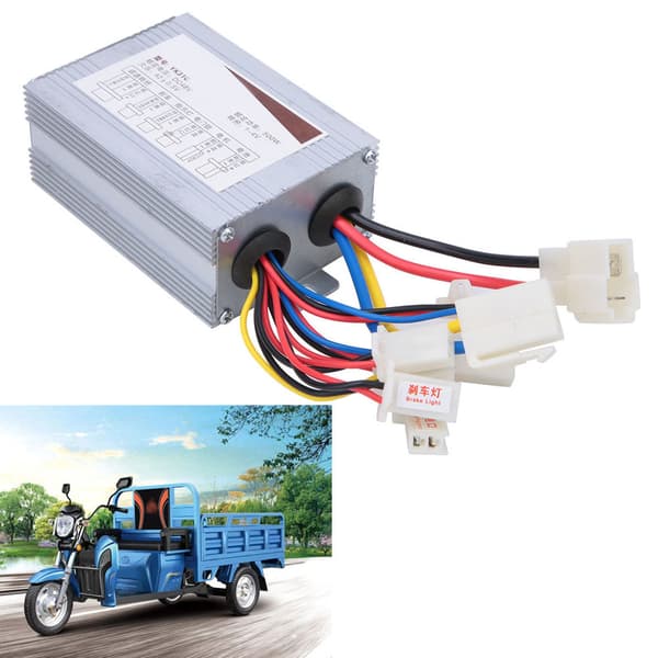 48V 800W Elektrisk Børstemotor Controller DC Motor Hastighedskontrol til Elektrisk Køretøj Scooter