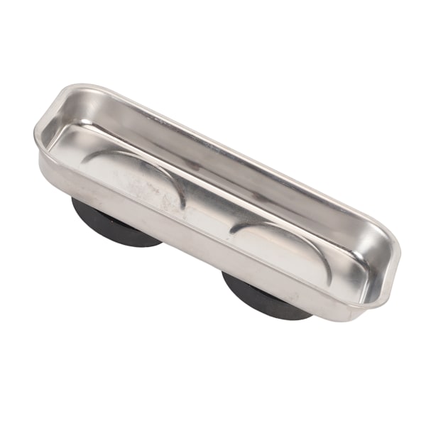 Magnetisk stiftskål i rustfritt stål, sterk magnet, bærbar stabil magnetisk nåleholder for å sy håndarbeid rektangulært (5,1 x 2,6 x 1,2 tommer)