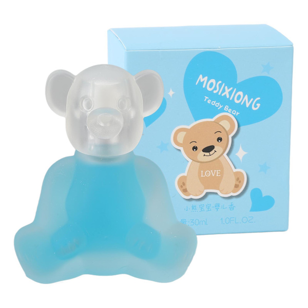 30ml Bear Shape Parfym Spray Långvarig Lätt Härlig Blommig Doft Aroma Parfym för Student Blå