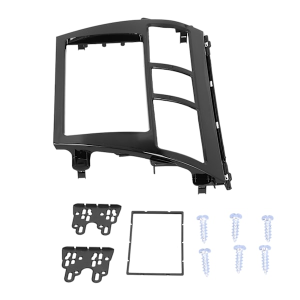 2Din bilstereo radio fascia center kontroll CD panel trim ersättning för Yaris Sedan 2006‑2012