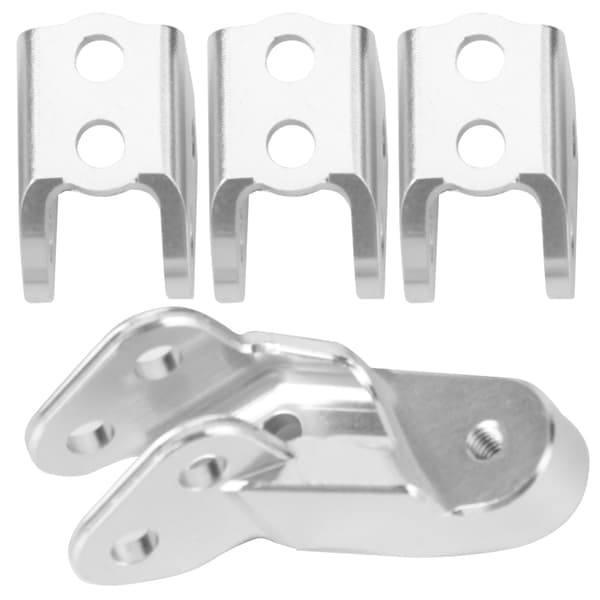 Aluminiumslegering Link Mount Sæt RC Tilbehørsdel Passer til Redcat Scout II Gen8 RC Bil Sølv