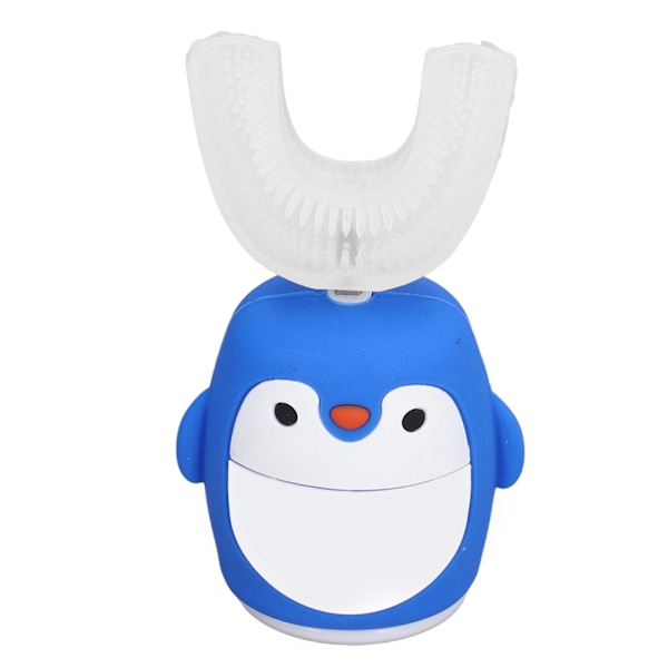 Mjuk U-formad tandborste i silikon 360° Oral Cleaning Cartoon Elektrisk tandborste för barnLarge