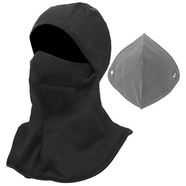 Unisex Cykling Polyester Hoved Ansigtsmaske Udendørs Sport Vindtæt Vandtæt Varm HatSort klassisk