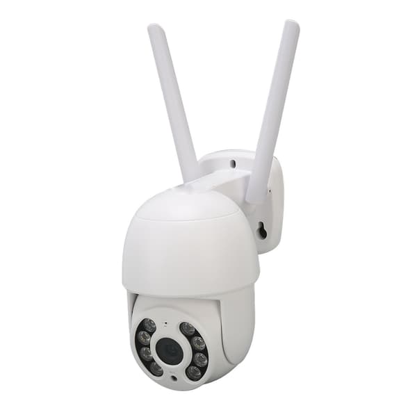 Trådløst WiFi-sikkerhetskamera Vanntett Roterbart Støtter Toveis Intercom IR Overvåkingskamera US Plug 100‑240V
