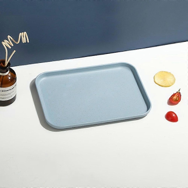 st. 30,5*22*1,6 cm Nordiska kök rektangulära brickor, plastbrickor för restauranger och hotell (grön, blå, rosa)