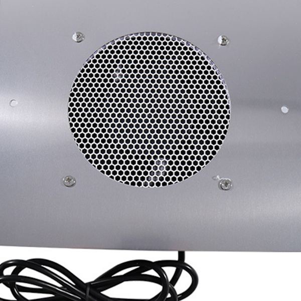 Inbäddad nageldammsamlare 60W Kraftfull lågbrus nagelvakuumsug med dammpåsar Silver 220V