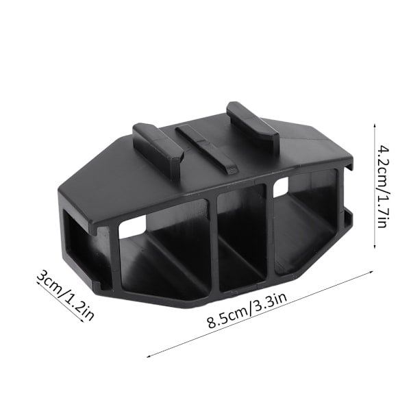 Ulanzi Vlogging jalustan kiinnike Double Cold Shoe Mount 1/4 tuuman kolmijalan kierre GoProlle