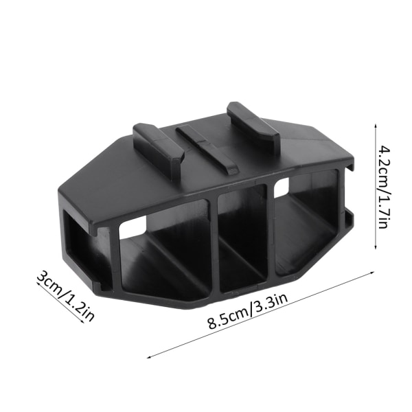 Ulanzi Vlogging Stand Bracket Double Cold Shoe Mount 1/4 tums stativgänga för GoPro