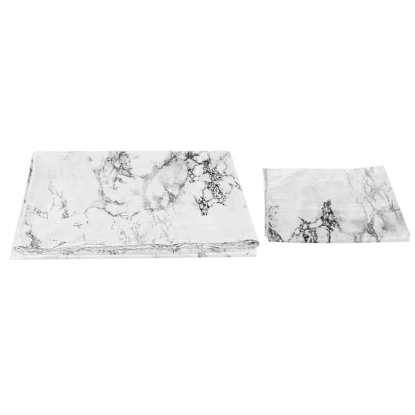 Tryckt marmor sängkläder set polyester påslakan örngott hushållsartiklar(150x200cm påslakan1PC örngott )