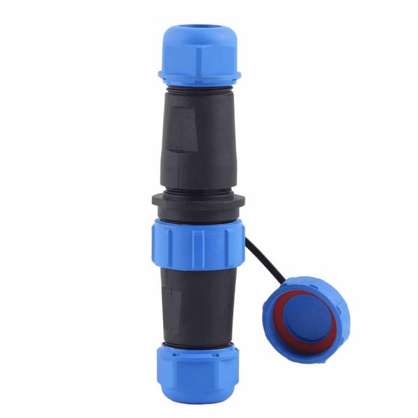 SP21 IP68 4-benet vandtæt plastik flystik stikkabel inline-stik (4-benet)