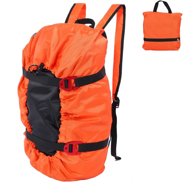 Klätterrep Väska Kit Vikbar Axelrem för Utomhus Camping Vandring (Orange)