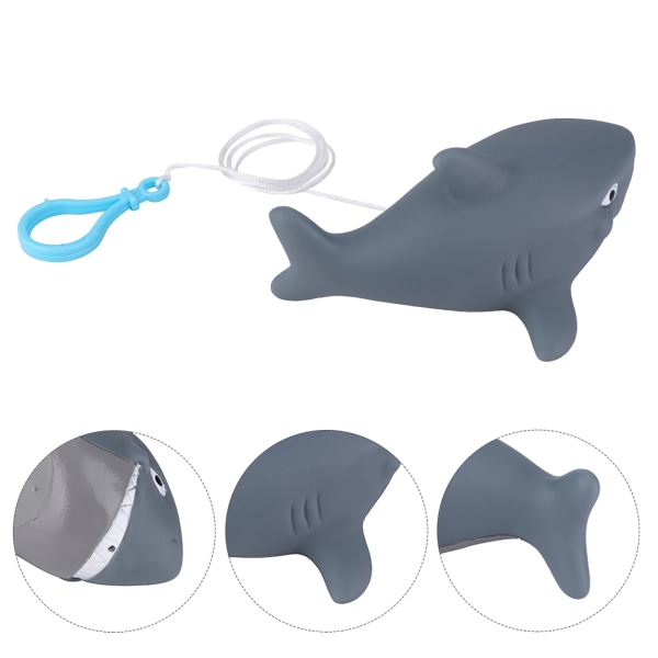 Søt tegneserie hvalhai form livdykker sylindersymbol oppdriftsdukke BCD anheng undervannsdukkehai