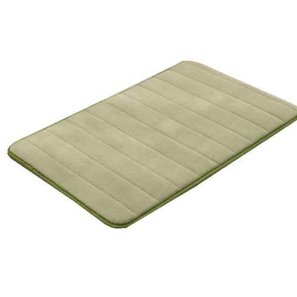 Kylpyhuoneen matto, liukumaton kylpymatto, imukykyinen kylpymatto, memory foam -kylpymatto, lattiamatot (50x80 cm, vihreä)
