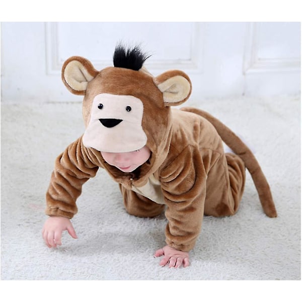Toddler Dinosaur Onesie Kostym för Barn Halloween 24-30 Månader