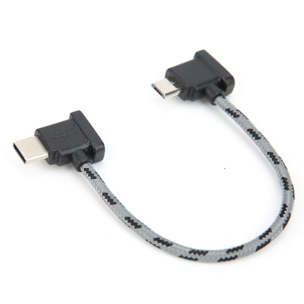 Oikeakulmainen kaukosäädin Type C - Micro USB -datakaapeli DJI Mavic Air 2 / Mini 2:lle