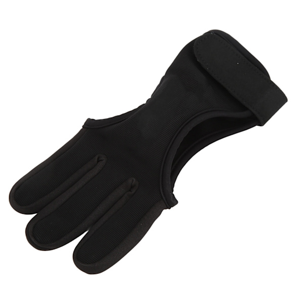 Bue Arrow Finger Guard Konkurrence Bueskydning 3 Fingers Handske Justerbar Traditionelt JagtværktøjM