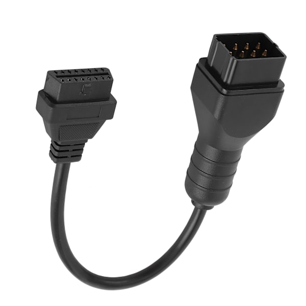 Diagnostisk kabel OBD2-stik 12-benet til 16-benet adapter biltilbehør forlængerledning