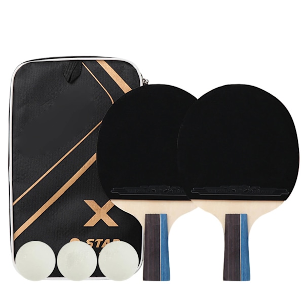 Table Tennis Bats Wooden Professional High Elasticity Pingpong Paddles for Daily Games 2 Penhold