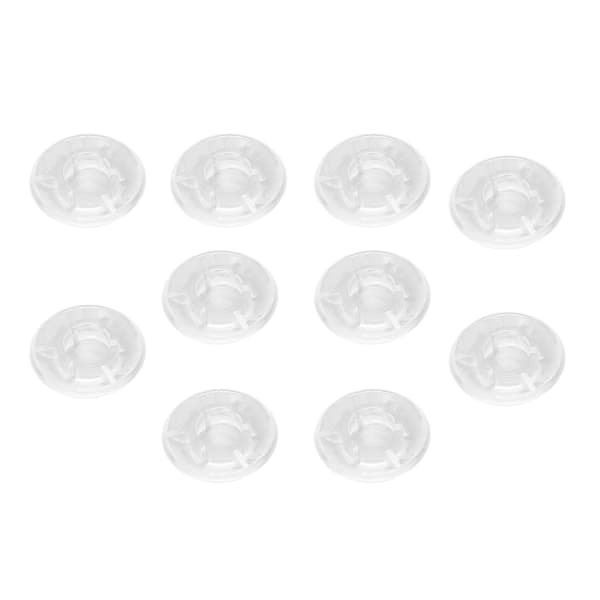 10 stk. Footswitch Toppers Klar Transparent Universal til Guitar Effektpedal Tilbehør