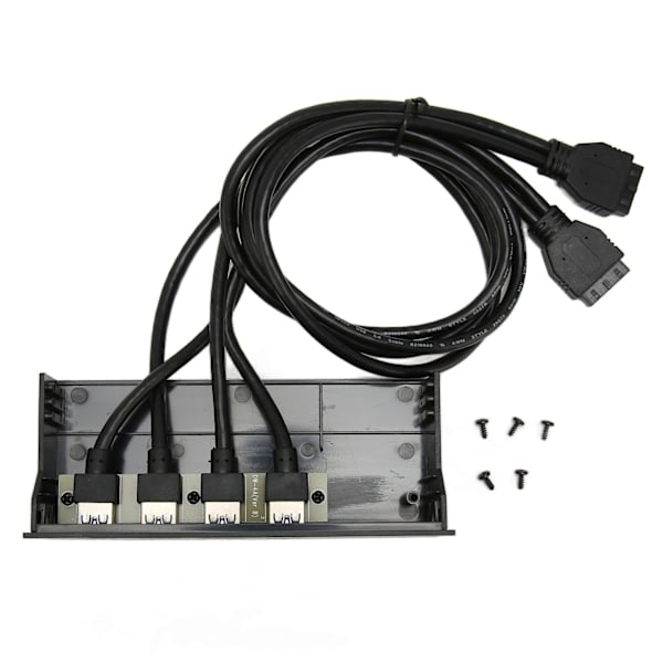 USB3.0 Hub Frontpanel 5Gbps 4 Porter 19pin Optisk Stasjon Frontpanel for 5.25 Tommers PC Datamaskinkabinett