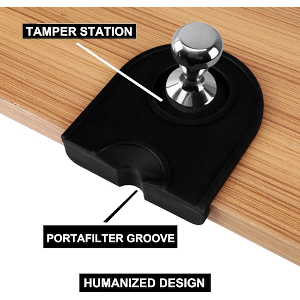 Silikone Kaffe Tamper Måtte Pressepude Holder
