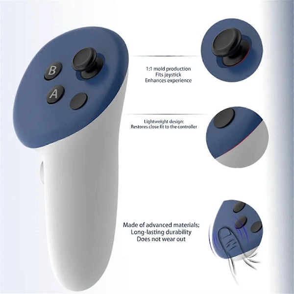 Til 3 Controller Grip PC Beskyttelsesærme (B)