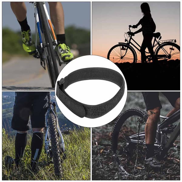 5 stk. Nylon Klæbebånd Cykelstyrrem Cykel Luftpumpe Bindebånd (sort)