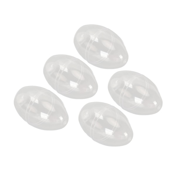 5 st smink svamp förvaringslåda fodral bärbar transparent äggformad svamp blender hållare behållare