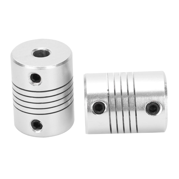 2 stk akselkobling fleksibel enkoder aluminiumslegering kobling trinnmotor DIY 3D-skriver 5x8 mm