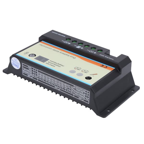 Solar Controller Plastik Dobbelt Batteri RV Opladning 8-Pin RJ45 EPIPDB-COM 12/24VDC(DB-20A )