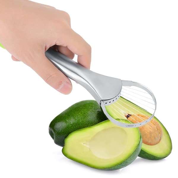 Multifunktionel køkken 2 i 1 frugt avocado udkerner separator knivværktøj