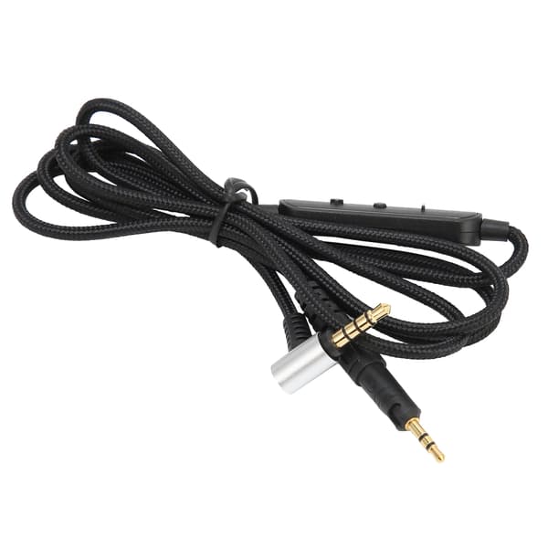 3,5 mm hörlurskabel headset ljudsladd passar för Audio-Technica ATH-M50X M40X M70X
