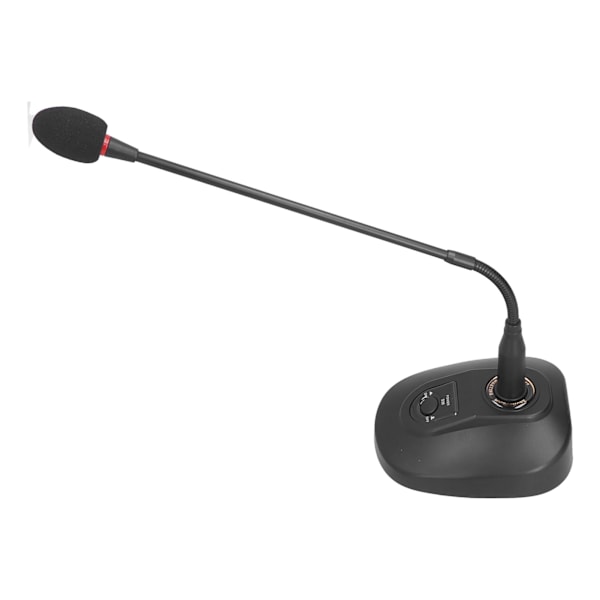 Kablet svanehalsmikrofon Desktop konference kardioid pegende mikrofon til udsendelse US-stik 100-240V