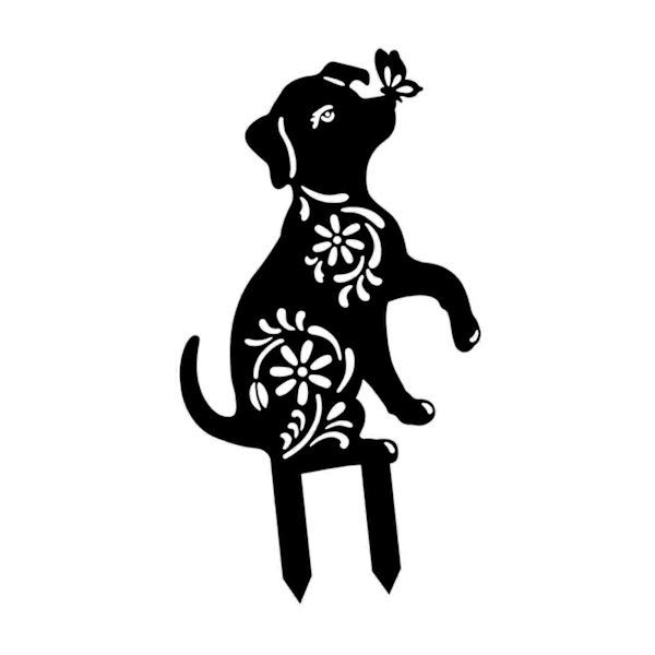 Havedekorationsfigurer Dyresilhuet til udendørs baghave terrasse stil A