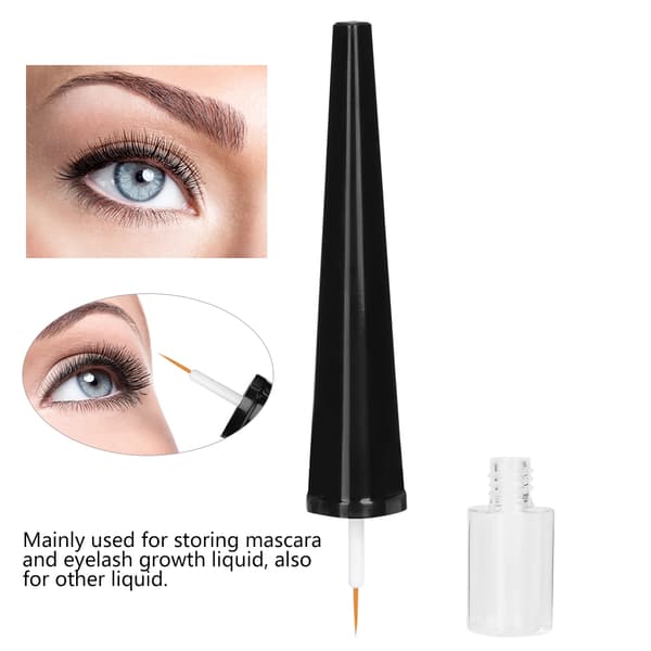 25 stk. 5 ml tomme DIY mascara-tuber til øjenvippevækstvæske, beholderflaske til rejser