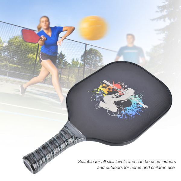 Bärbar kolfiber Pickleball Paddle Ball Game Training Sportutrustning