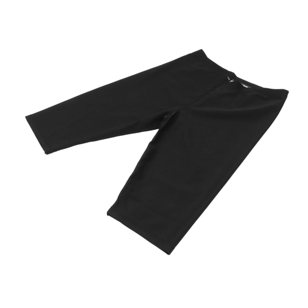 Dam Bastu Shorts Andas Stretchy Dam Slimming Compression Leggings för träning Löpning Vandring L/XL
